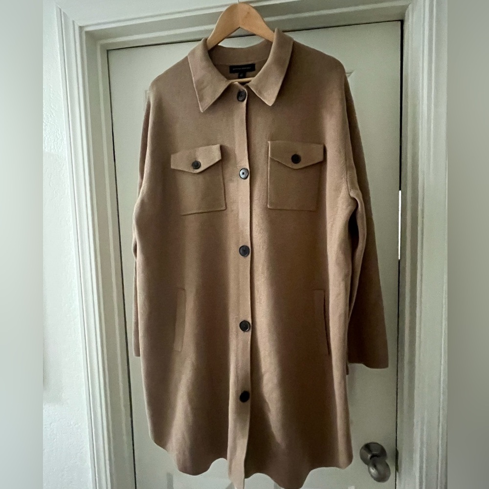 NWT Banana Republic Long Shacket Xl